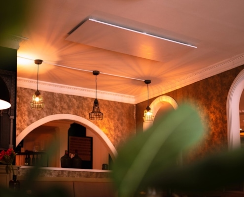 Infrarood verwarmingspanelen en terrasverwarmers - Restaurant Granada, Alkmaar